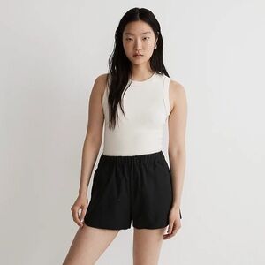 Madewell Pull-On Shorts | Black | M